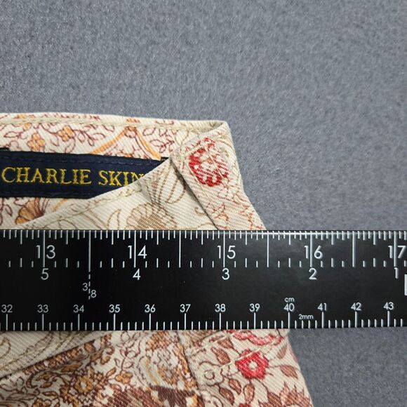 Lucky Brand Charlie Skinny Women 6/28 Harvest Patchwork Stretch Denim Jeans - Picture 14 of 16